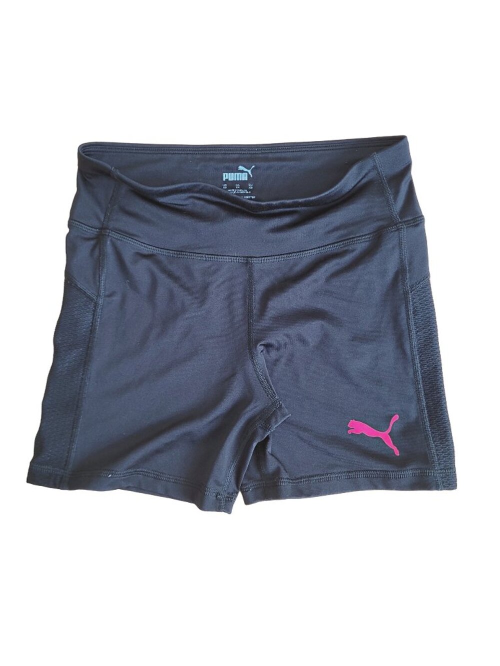 Puma Women's Black Athletic Performance Biker Shorts Leggings (size XS)